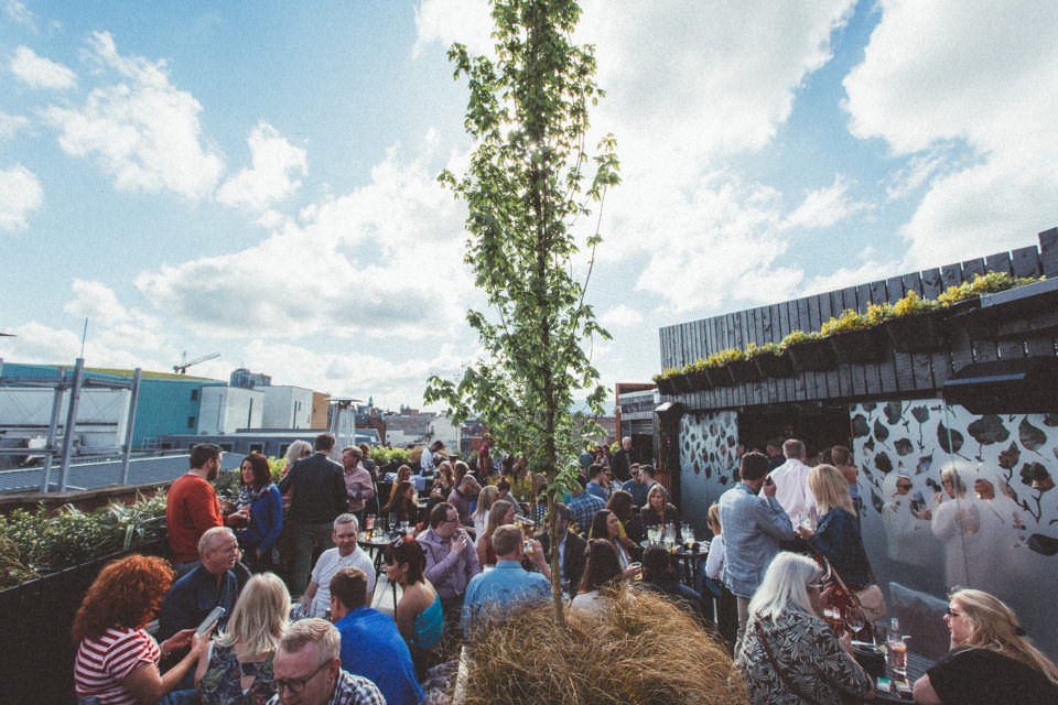 Babel Rooftop Bar Garden Belfast Make A Reservation